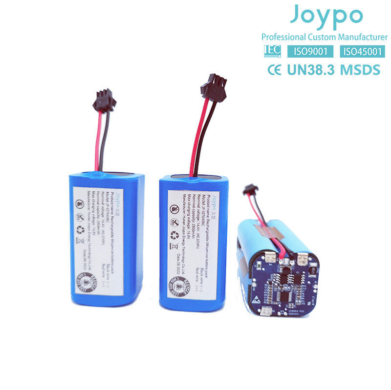 18650 Oplaadbare OEM-lithiumbatterij 14,4V 2800mAh Voor robotstofzuiger