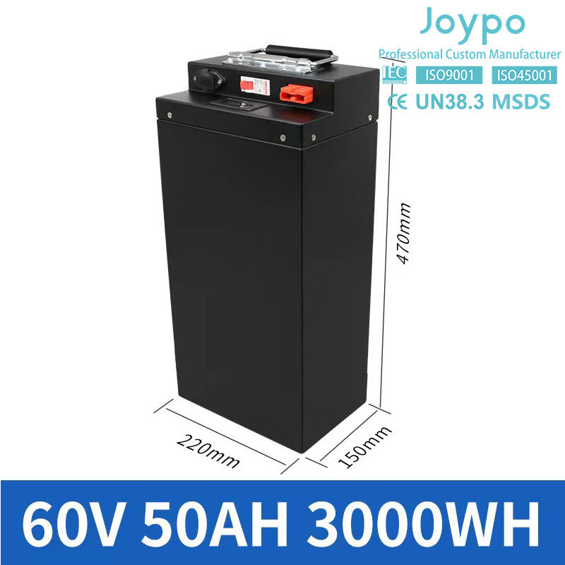 60V elektrische scooter Lithiumbatterie 20AH 30AH 40AH 50AH Voor 2 / 3 wielen voertuig