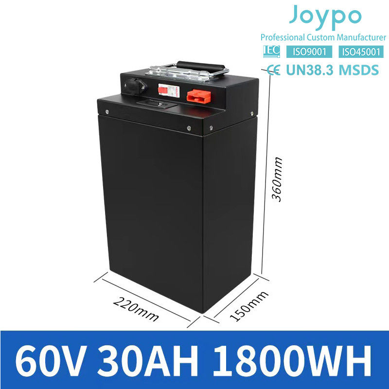 60V elektrische scooter Lithiumbatterie 20AH 30AH 40AH 50AH Voor 2 / 3 wielen voertuig