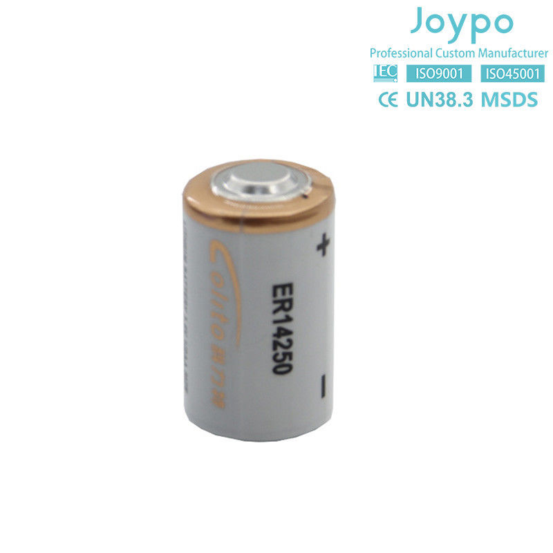 Eenmalige ER14250-lithiumbatterie 3.6V 1.2Ah-lithiumcel voor elektriciteitsmeter