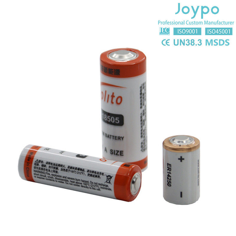 Eenmalige ER14250-lithiumbatterie 3.6V 1.2Ah-lithiumcel voor elektriciteitsmeter