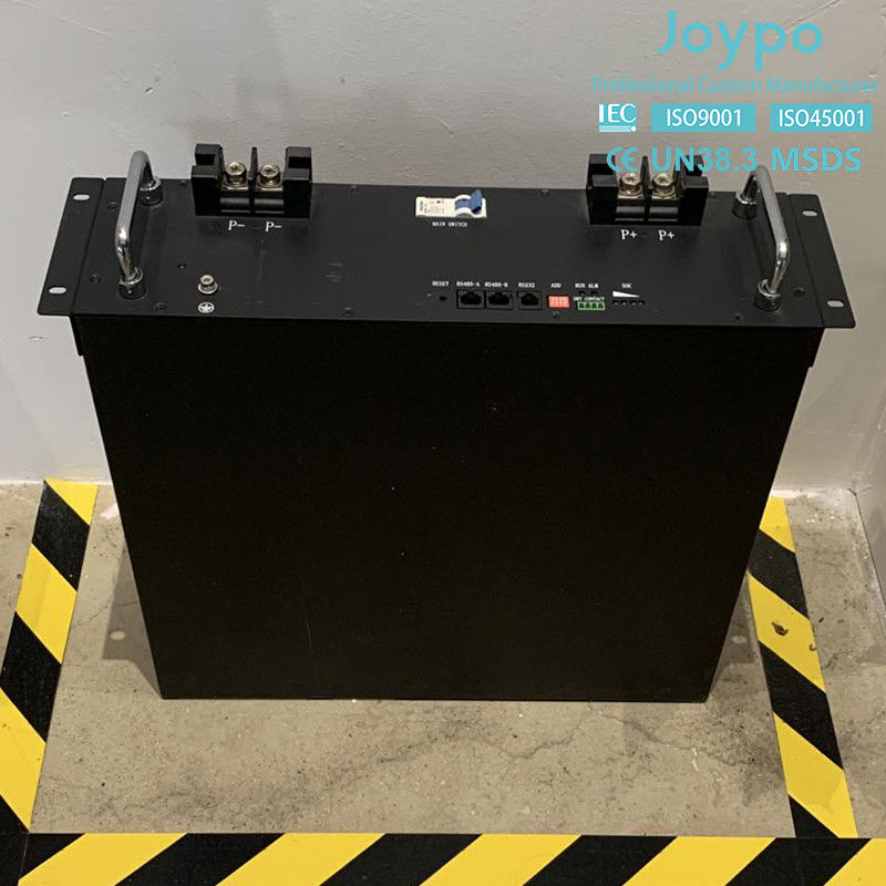 Rack Mount Solar Storage Lithiumbatterij Diepe cyclus 51.2V 100Ah Lithiumbatterij