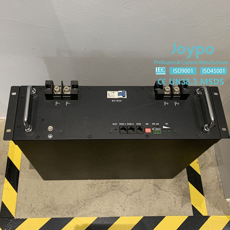 Joypo 5120Wh 51.2V 100Ah Lithium LiFePO4 opslagbatterij voor zonne-energiesysteem