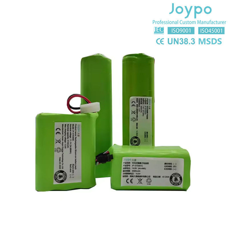 18650 ODM OEM Lithiumbatterijpakket 3.7V 7.4V 11.1V 14.8V 18V 22.2V