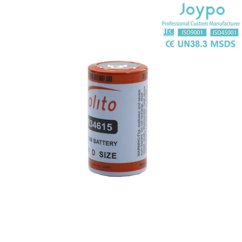 ER34615 3.6V Lithiumbatterijcel 19000MAH Lange levensduur Lithium Thionylchloride-batterij