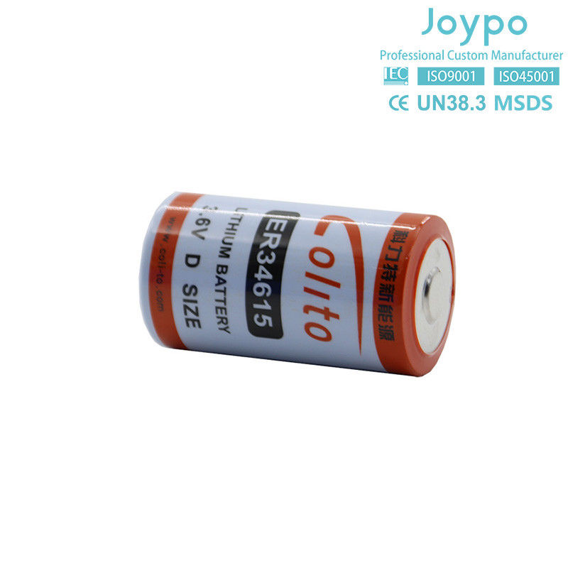 ER34615 3.6V Lithiumbatterijcel 19000MAH Lange levensduur Lithium Thionylchloride-batterij