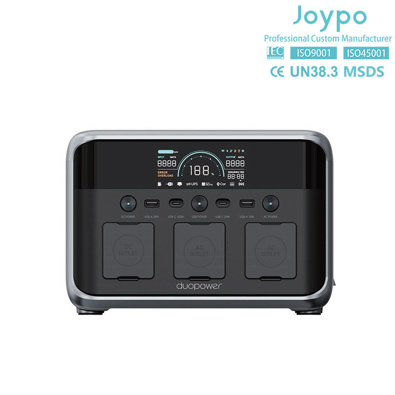 Joypo snelle oplaadbare draagbare elektriciteitsgenerator 600W 481Wh met meerdere poorten