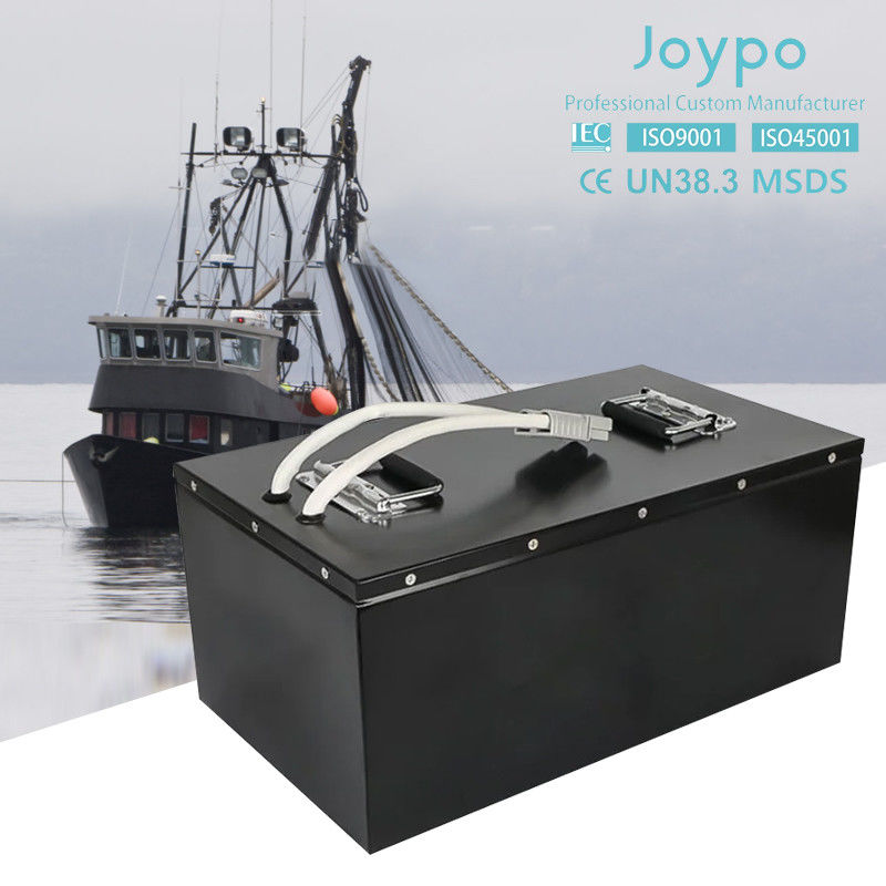 Vissersboot Diepe cyclus Marine Lithiumbatterij 72V 100Ah Voor Trolling Motor