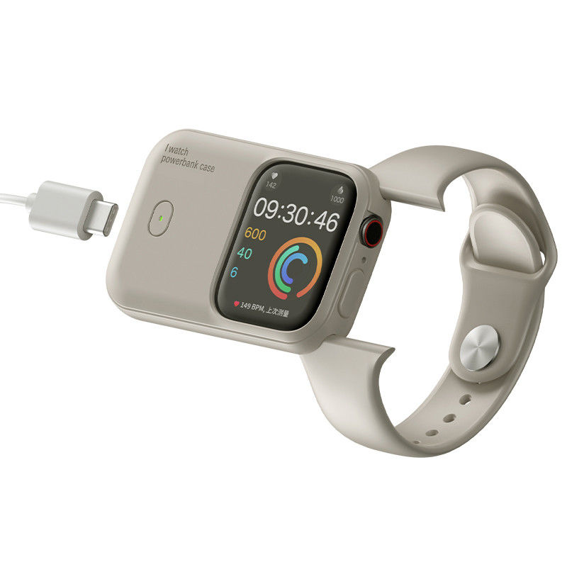 Apple Watch Power Bank 1200mAh Draagbare draadloze oplader voor voor Apple Ultra 2 SE 9 8 7 6 5 4