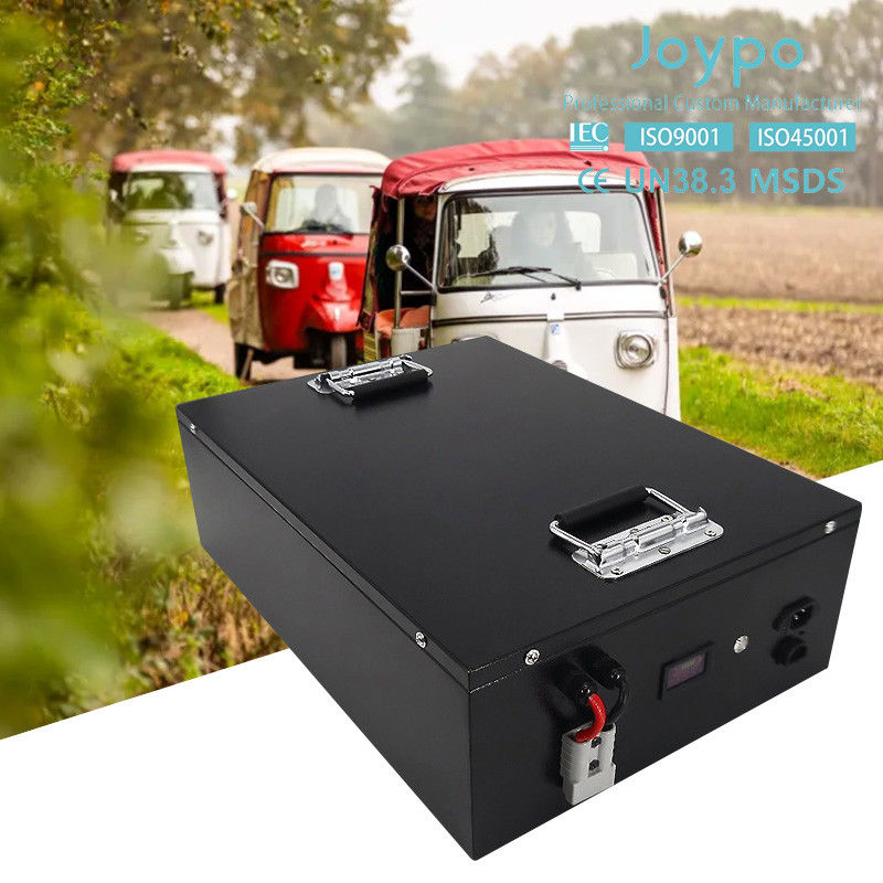 Auto E Rickshaw LiFePO4 Lithiumbatterij 48V 51.2V 80Ah Grade A Overstromingsbescherming