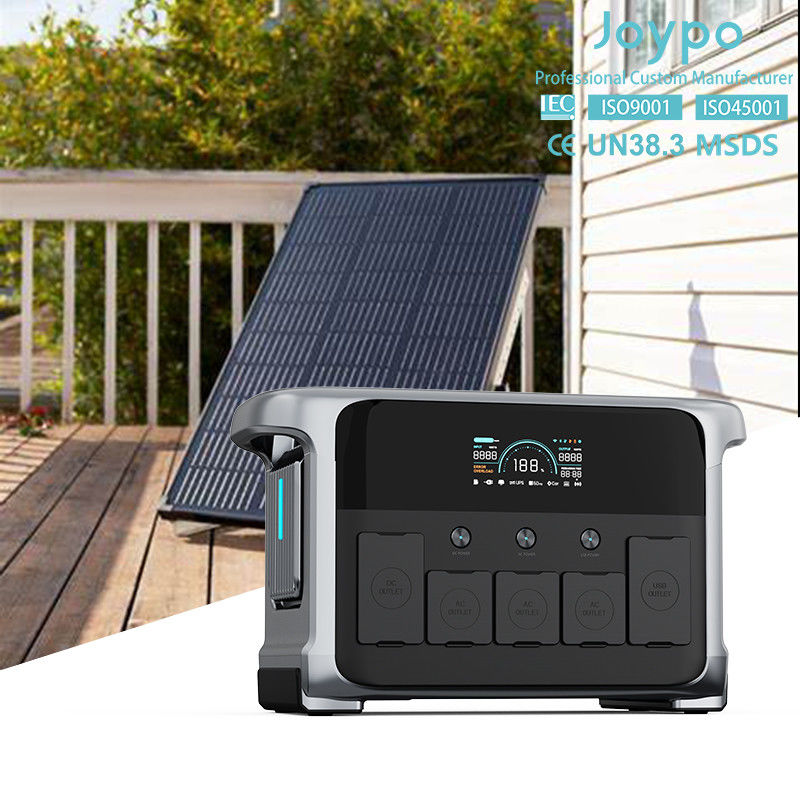 Draagbare zonne-energiegenerator 1200W 1152Wh Ononderbroken stroomvoorziening voor huis en balkon